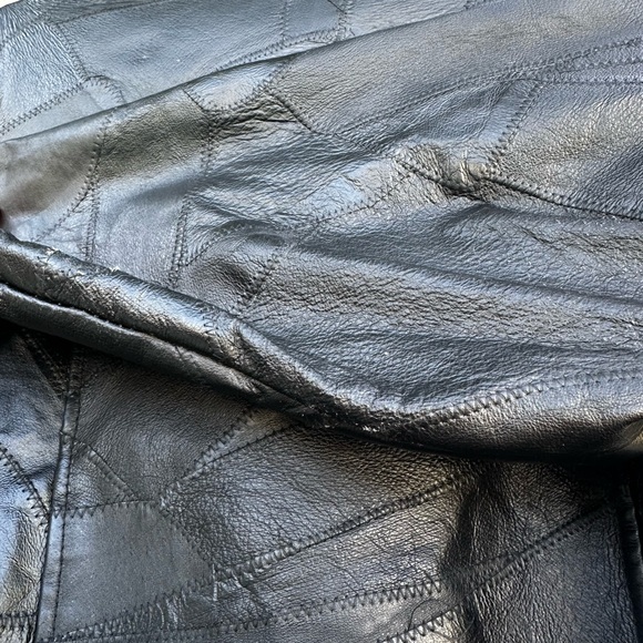 Leather Motorcycle Jacket - Picture 8 of 12